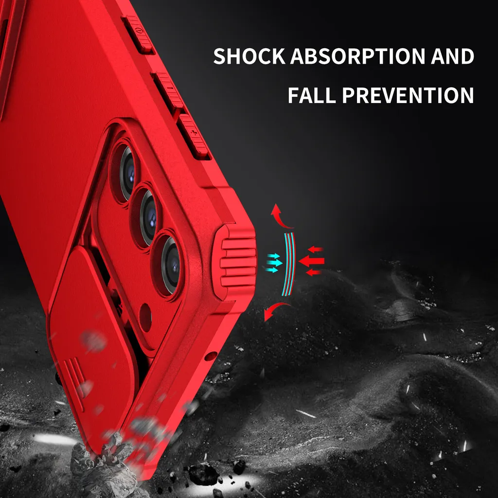 Custodia Samsung S22 Plus 5G Rossa: Sicurezza Certificata e Design - 6