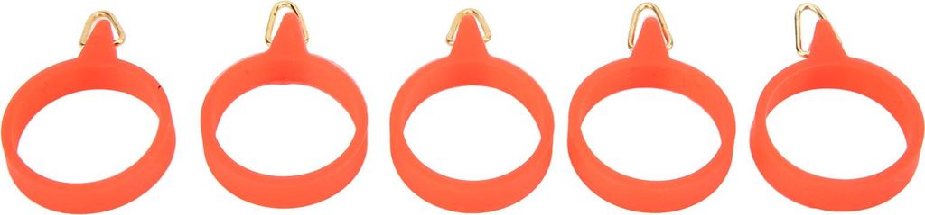 5 Pcs Lure Rod Hook All in One High Elastic Rubber Lua Ring Fishing AccessoriesL