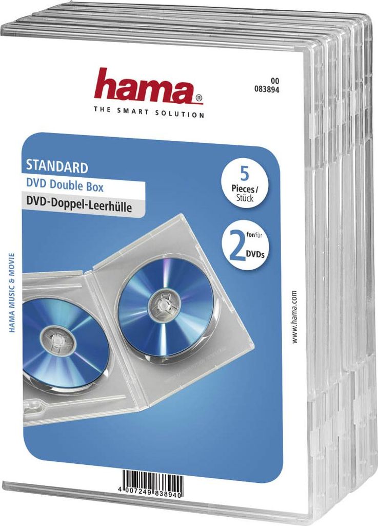 Hama 83894 Custodia per CD/DVD - Custodia per CD - Immagine del prodotto 