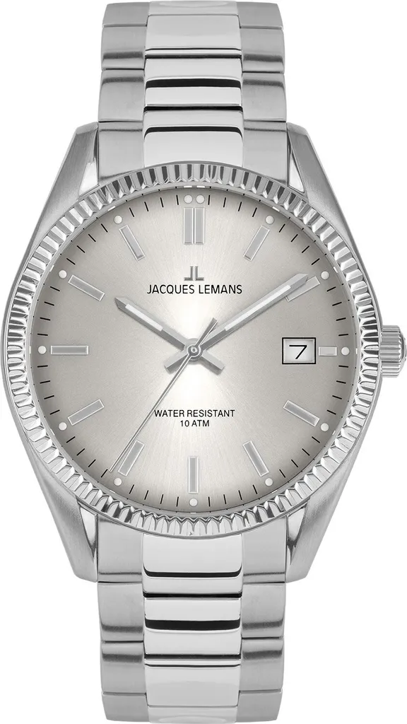 Jacques Lemans 50-3B Orologio Uomo Derby Acciaio Elegante