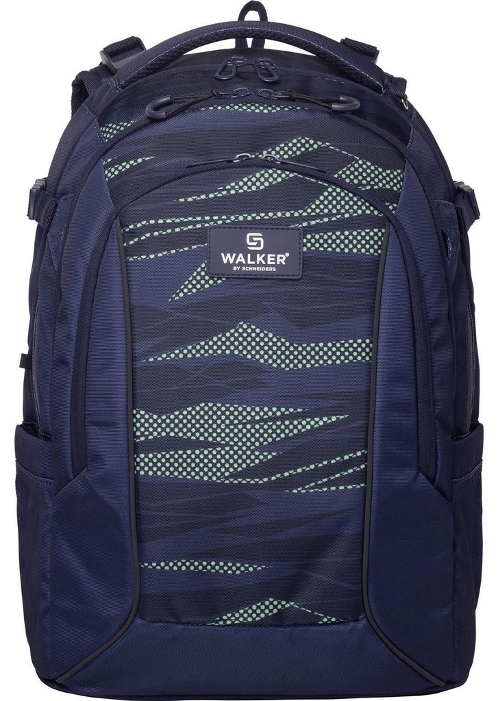 Walker Schulrucksack Rucksack mit Laptopfach Campus Neo Backpack 30L Layers Green dunkelblau
