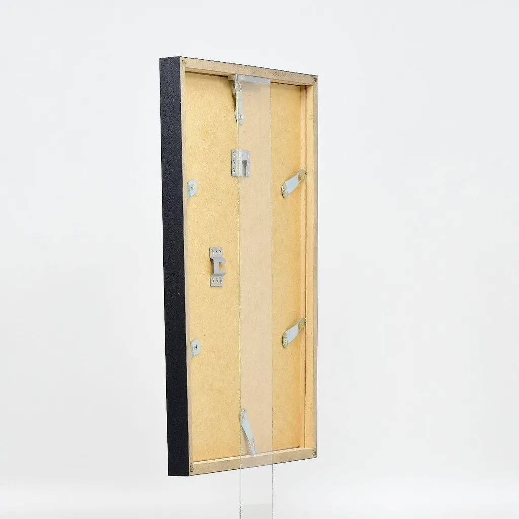 Cornice Professionale 25x60 Antracite Legno - Profilo 42 Acrilico - 17