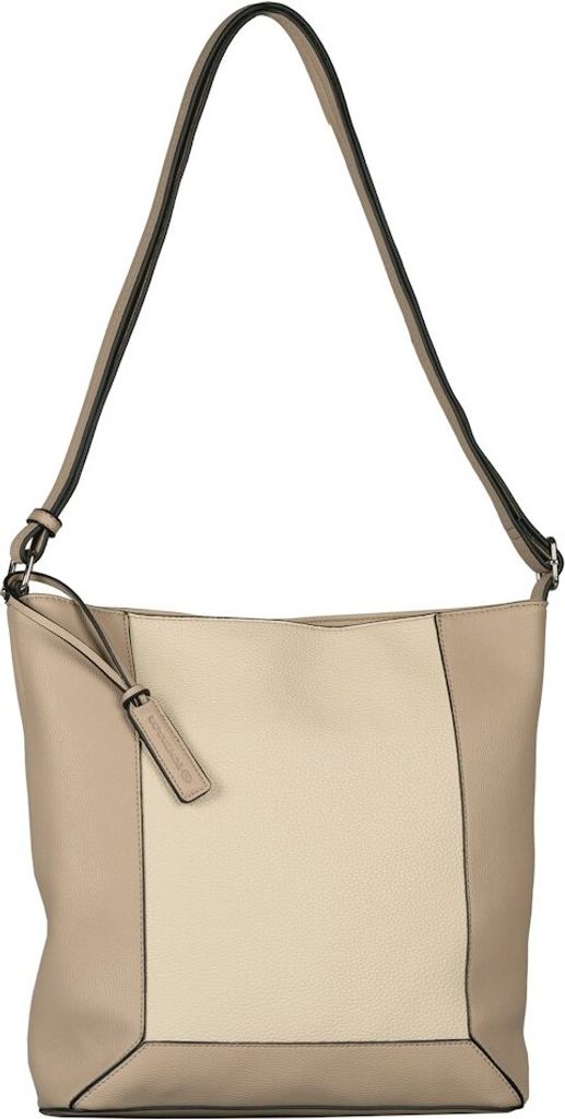 Tom Tailor Schultertaschen Nara, Hobo Bag M, mixed taupe, Beige
