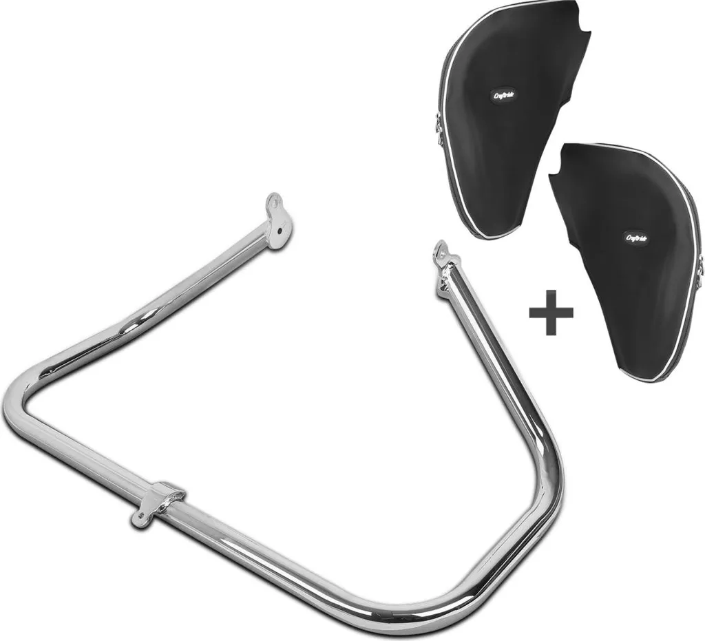 Pare-cylindres pour Harley Touring 09-25 avec Bavette Anti-boue S-Y3