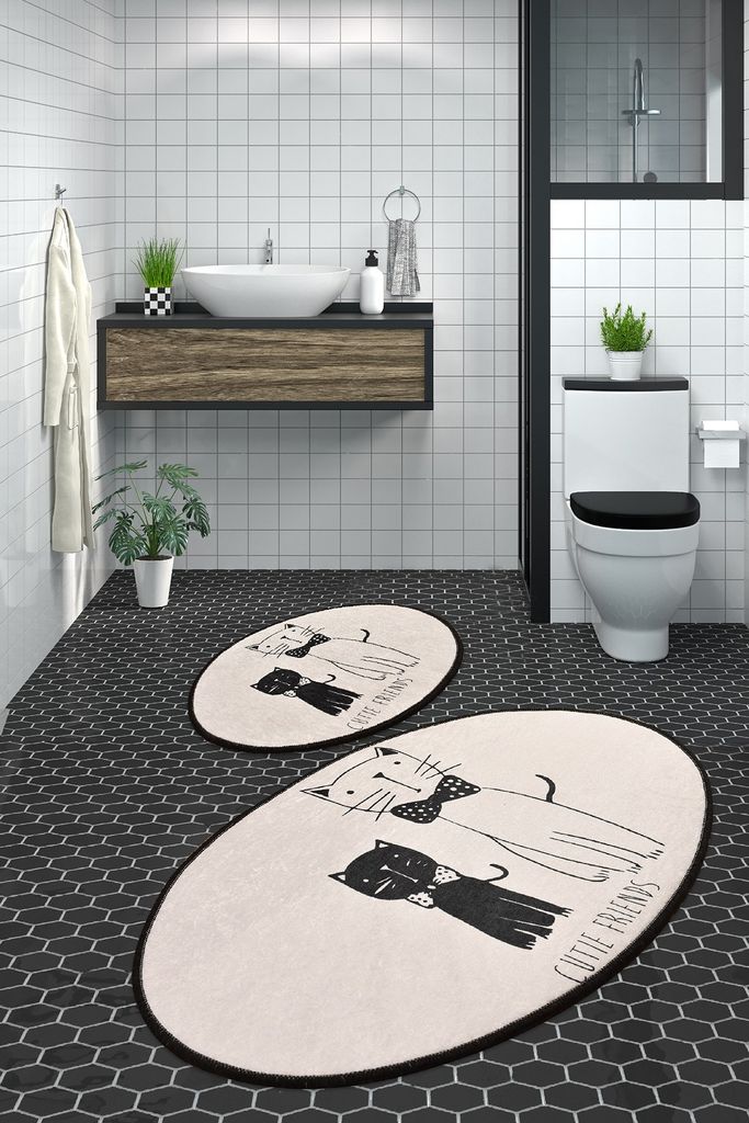 Mijolnir, Little- CHL2404, Bunt, Badematten, 700 gr/m², 100% Samtstoff