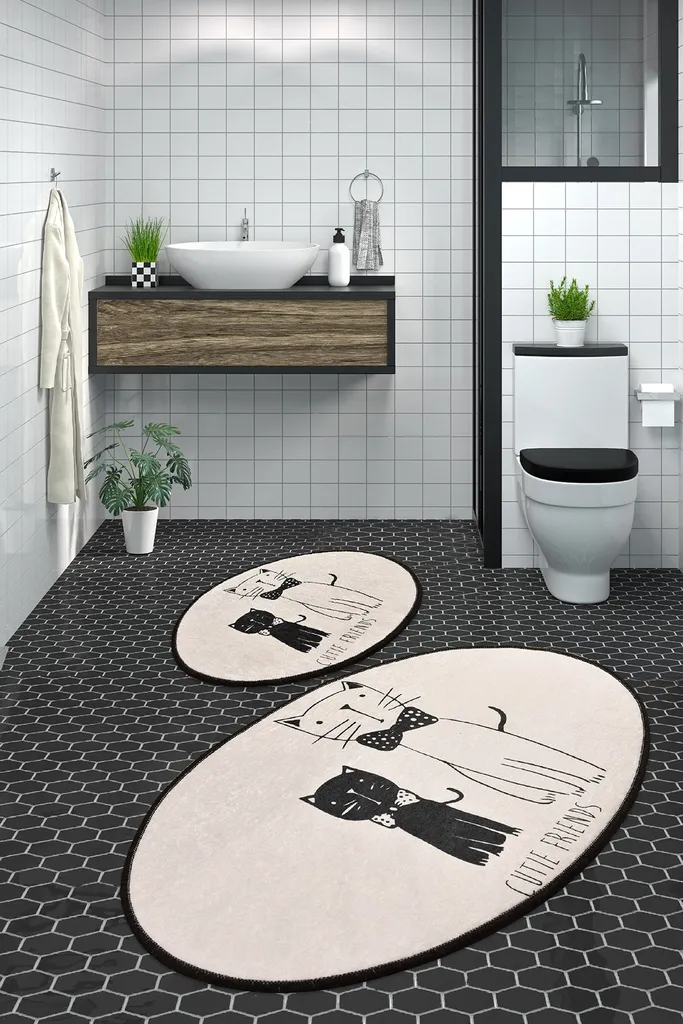 Mijolnir Little- CHL2404 Tappetino Bagno Colorato Velluto 700g/m²