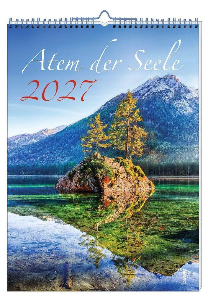 Kalender 2027 Atem der Seele mit farbenfrohen Fotografien, inspirierenden Impulsen und 14-tägigem Kalendarium