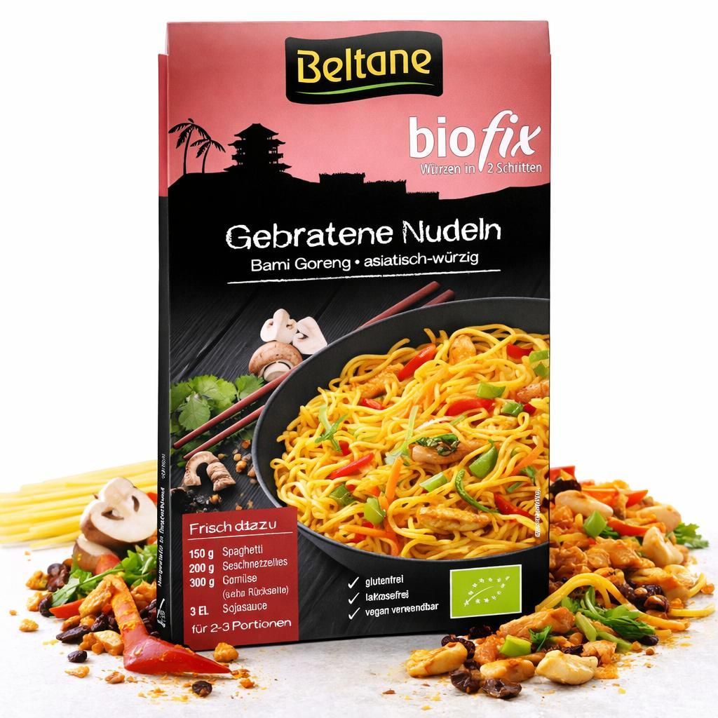 Beltane Biofix Gebratene Nudeln 5x 15,90g - 5 Packungen Produktbild 