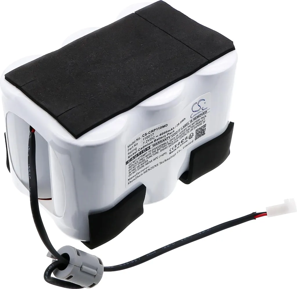 Batterie TECHTEK Haute Capacité 110017 pour Criticon Oxyshuttle II+ - 3