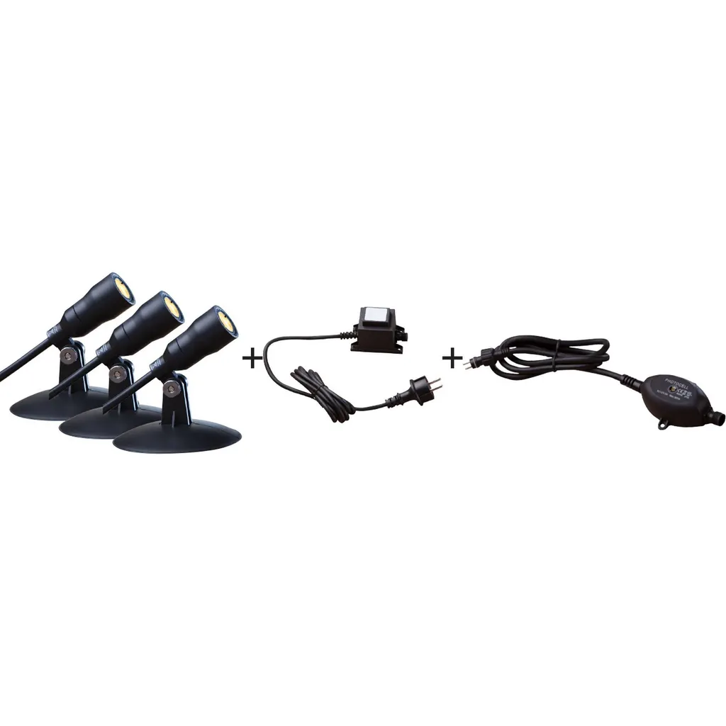 Éclairer un bassin sombre avec le Kit LED Heissner 3 pièces 1W