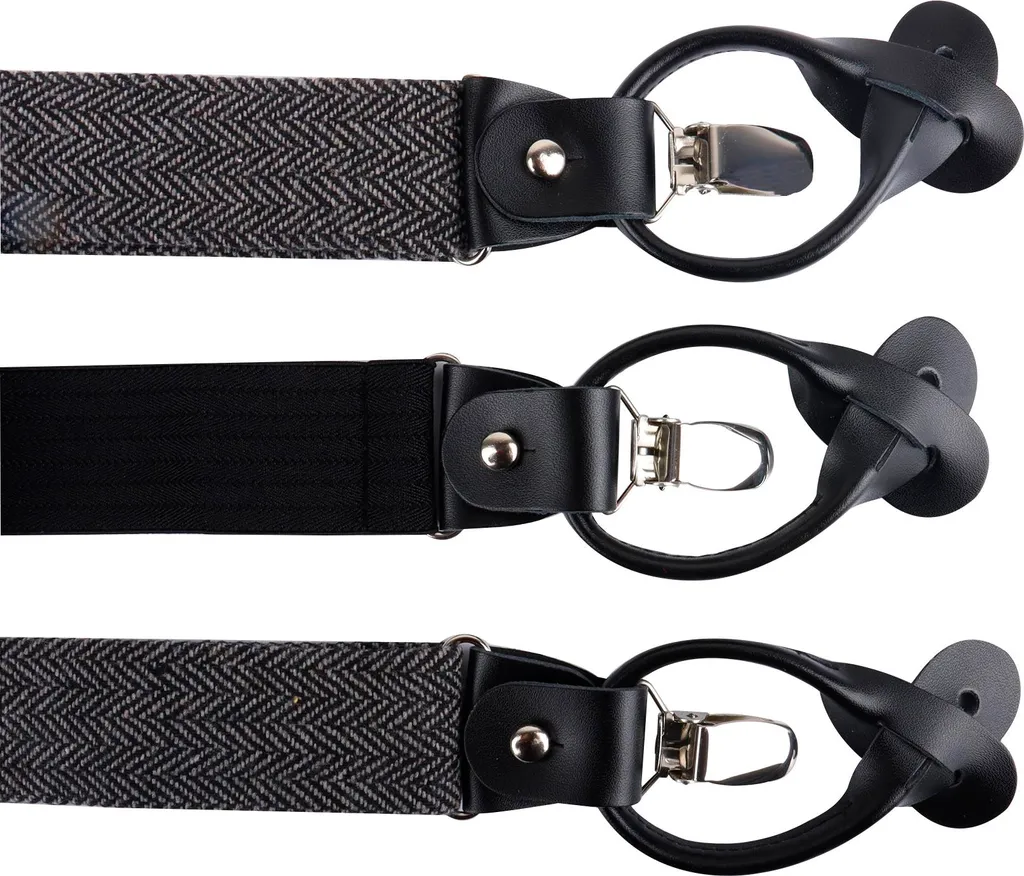 Bretelles à Chevrons Anthracite Karlowsky AG 4 Accessoire de Mode Mixte - 4