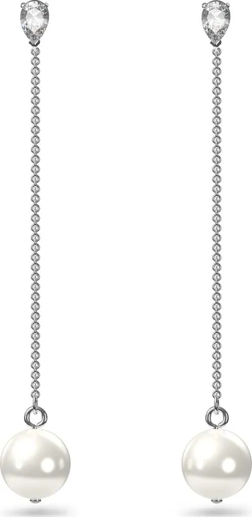 Scheda Tecnica Swarovski Treasure 5563290: Orecchini Rodiati Perla