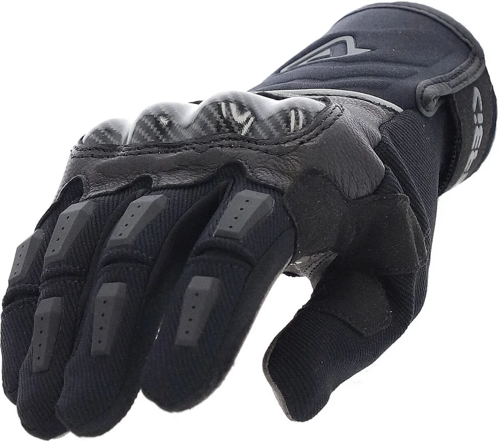 Gants de moto ACERBIS CE CARBON G 3.0 XL anti-choc et fatigue Noir