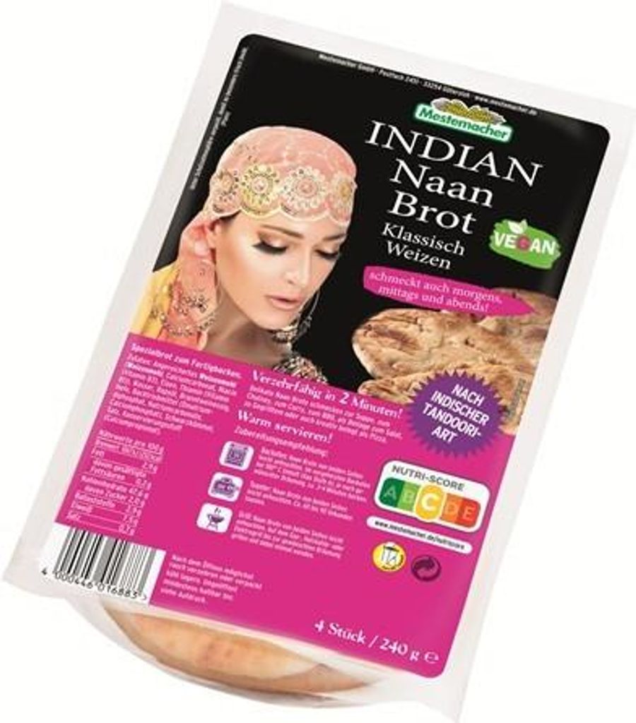 Chlebek Naan Ben 240 g Immagine del prodotto 