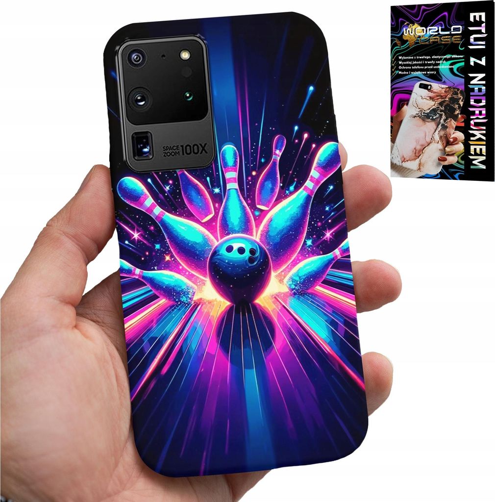 ETUI FÜR SAMSUNG GALAXY S20 Ultra - BOWLING STRIKE COVER, PLECKS