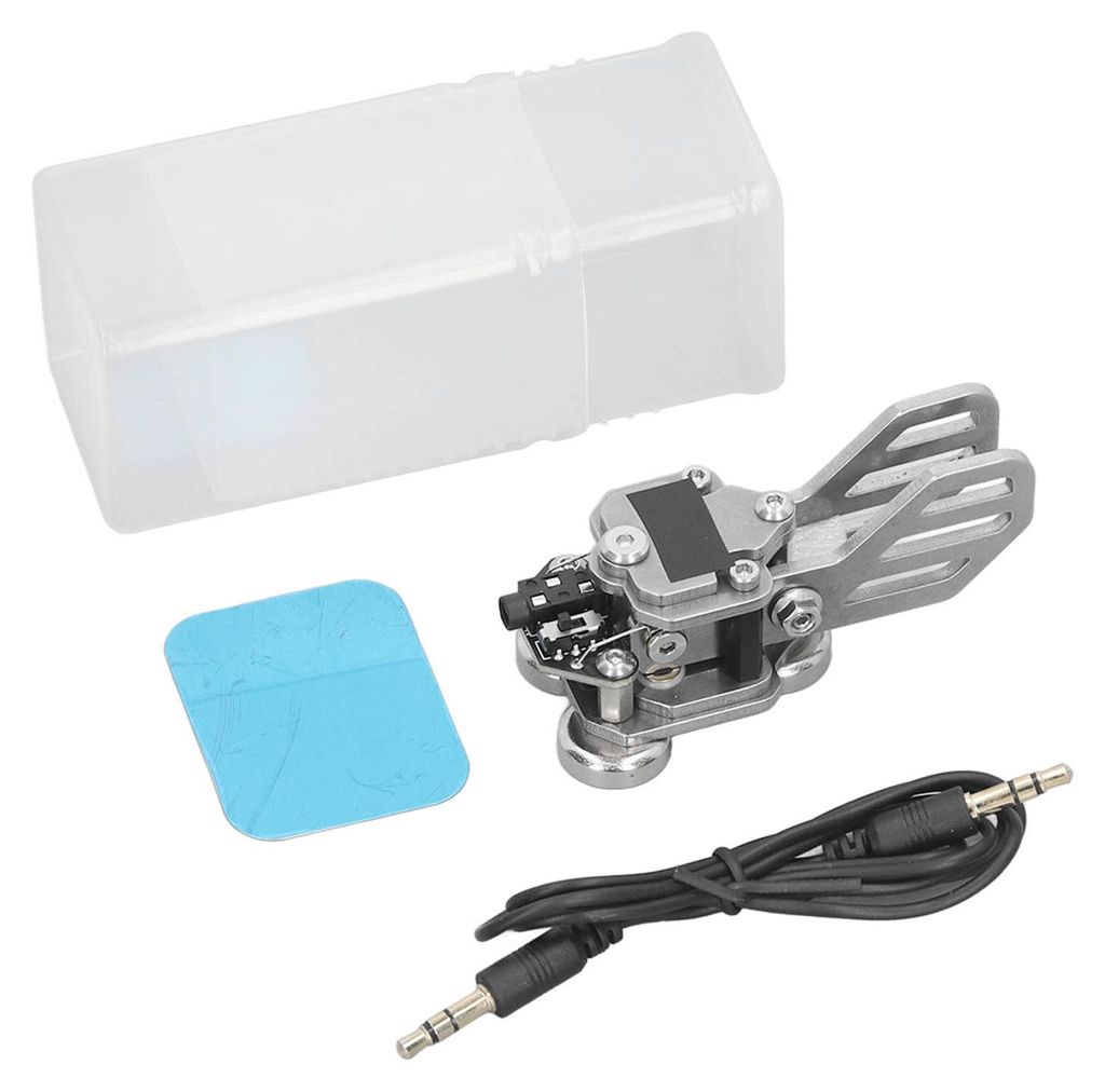 Mini-CW-Taste Doppelpaddel-Telegraf, automatischer Morsecode-Sender aus Edelstahl