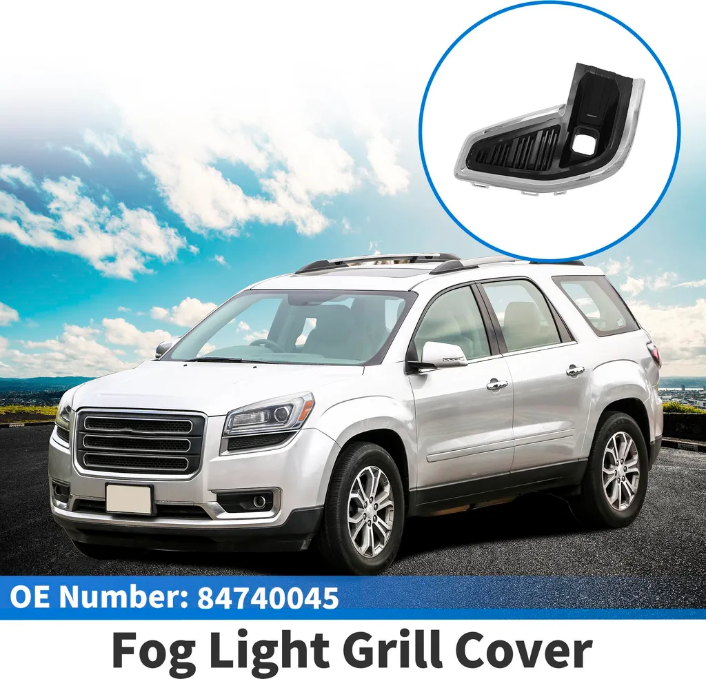 Grille Avant Droit pour GMC Acadia 2020-2022 : Remplacement Antibrouillard