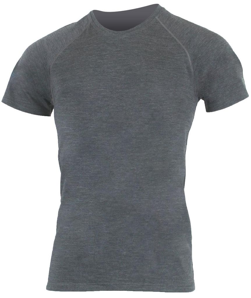 QUIDO Herren Merinowoll-Kurzarm-T-Shirt