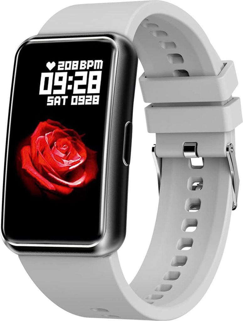Smartwatch 9720, Fitnesstracker, mit Wettervorhersage, Schrittzähler, Stoppuhr, zum Blutdruck messen, wasserdicht: