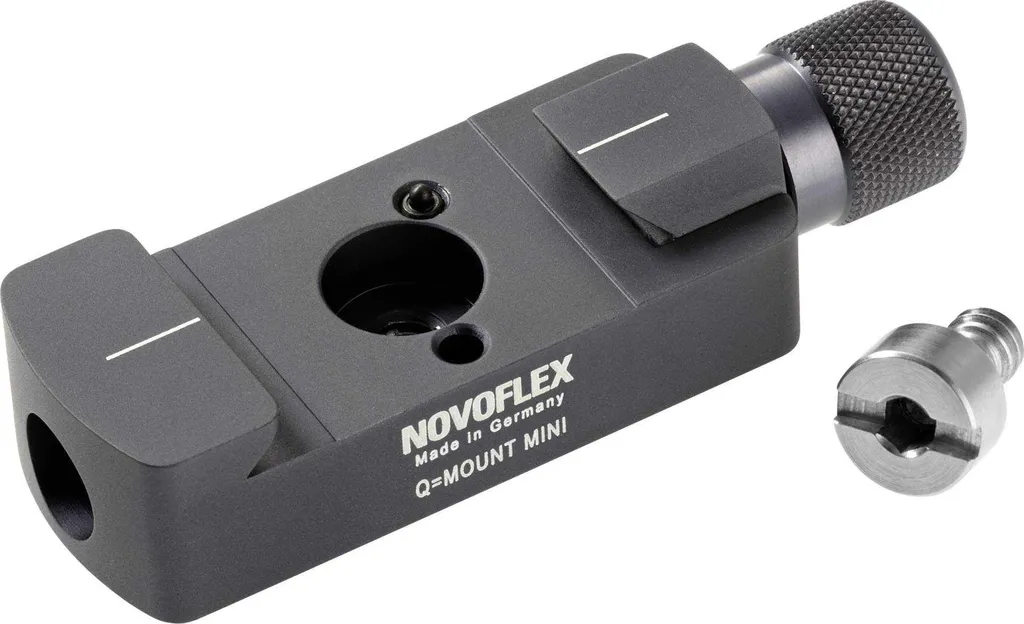 Novoflex Q=Mount Mini : Raccord Rapide Anti-Vibration pour Trépieds