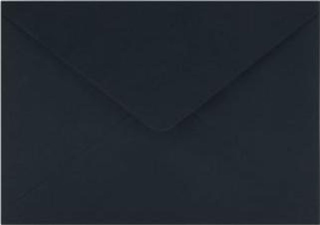Umschläge für Einladungen C6 / Schwarz / 120 g/m², 50 Stück Produktbild 