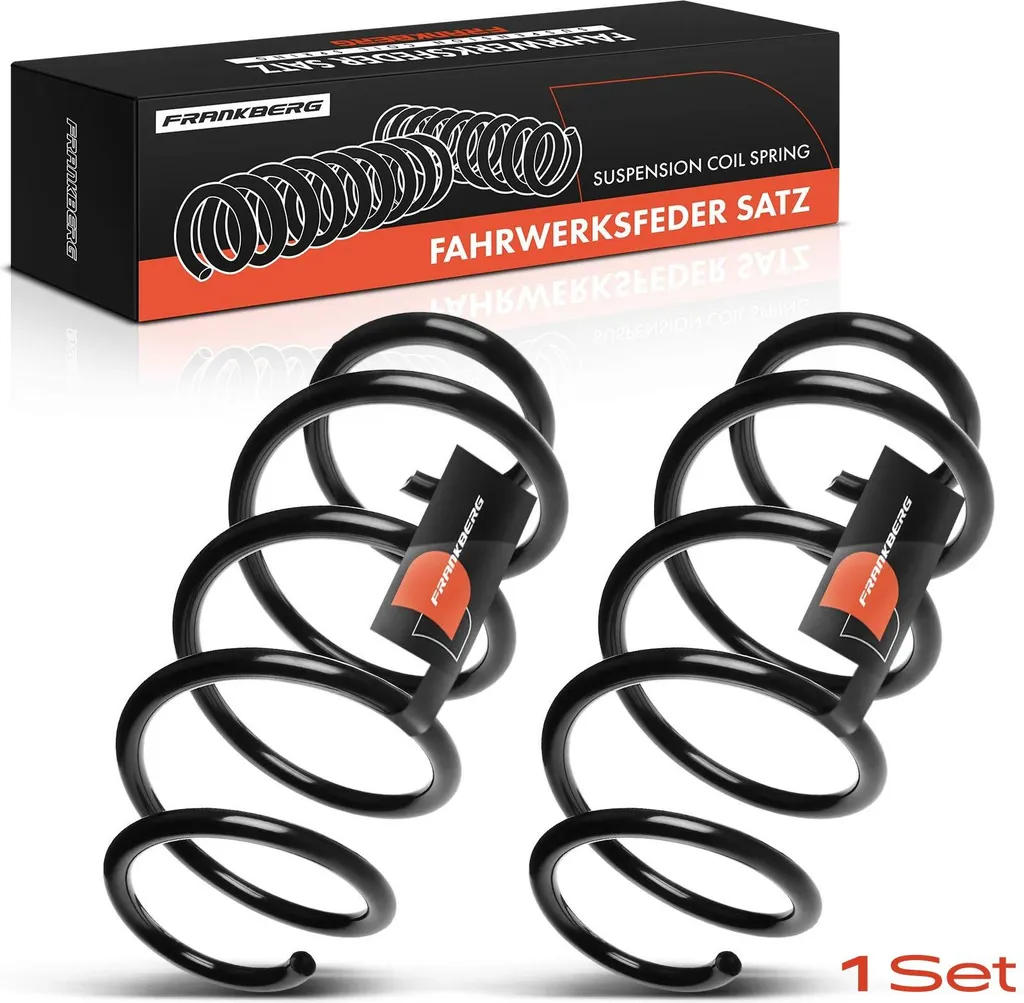 Paire de Ressorts de Suspension Avant Renforcés pour Audi A3 et Leon 1P
