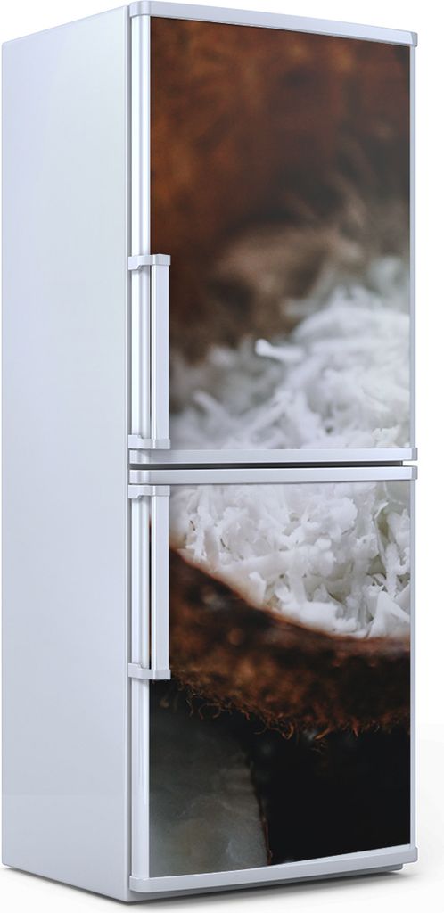 Kühlschrankdekoration 60x180 cm Aufkleber auf dem Kühlschrank - Kokosnuss