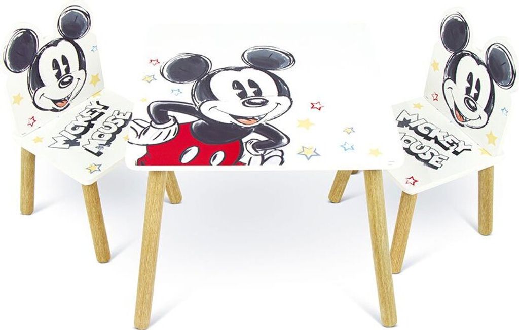 Disney Set Classic Mickey Kindersitzgruppe Tisch Mit Produktbild 