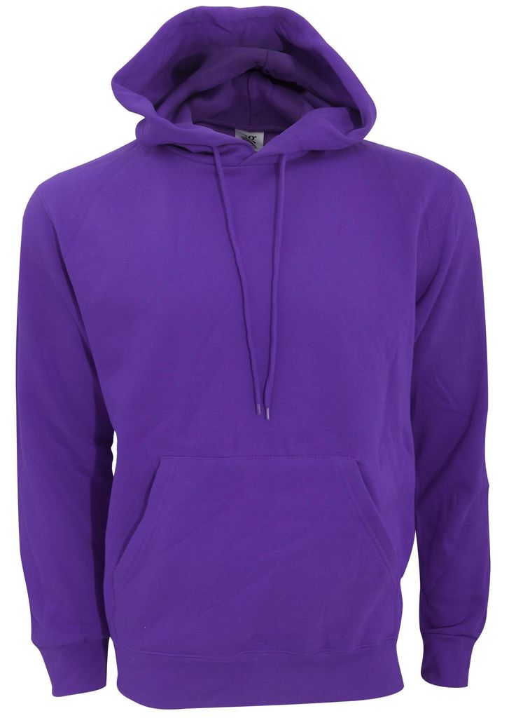 SG Kapuzenpullover / Kapuzen-Sweatshirt, unifarben FK774 (S) (Violett)