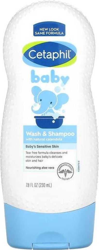 Cetaphil, Baby, Waschen & Shampoo, Haare & Körper, hypoallergen, tränenfrei, 230ml