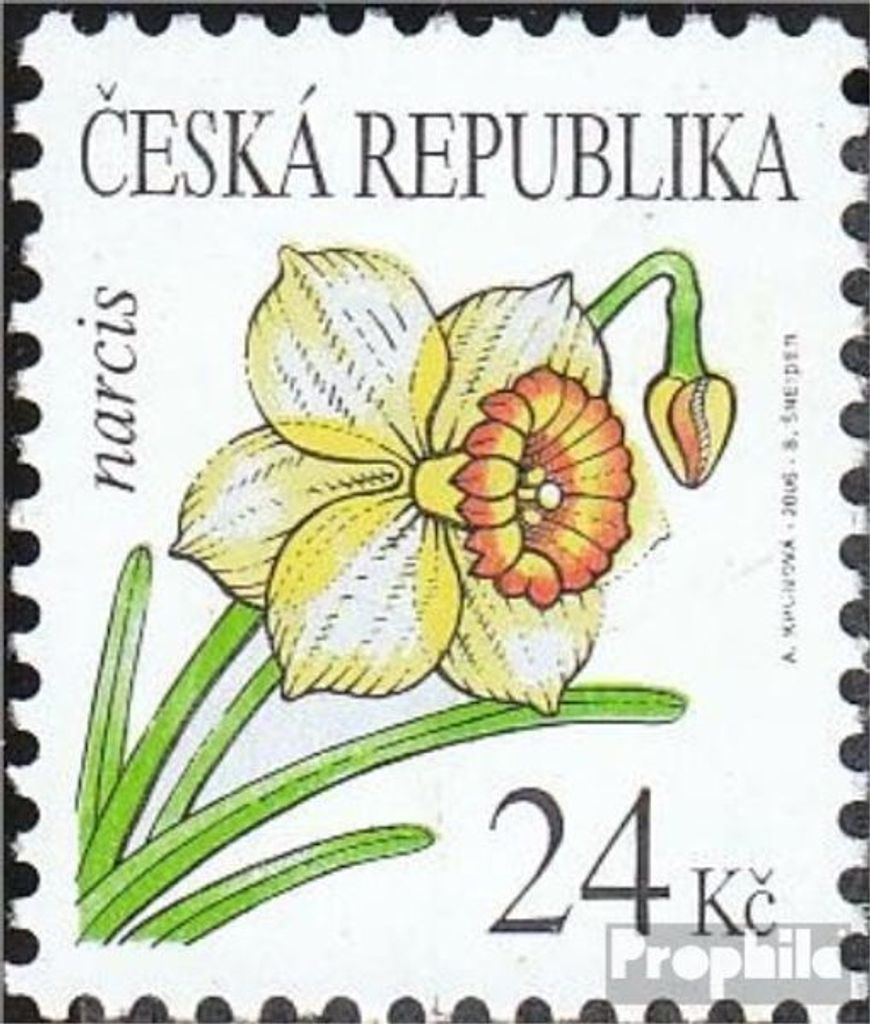Briefmarken Tschechien 2006 Mi 463 (kompl.Ausg.) postfrisch Blumen