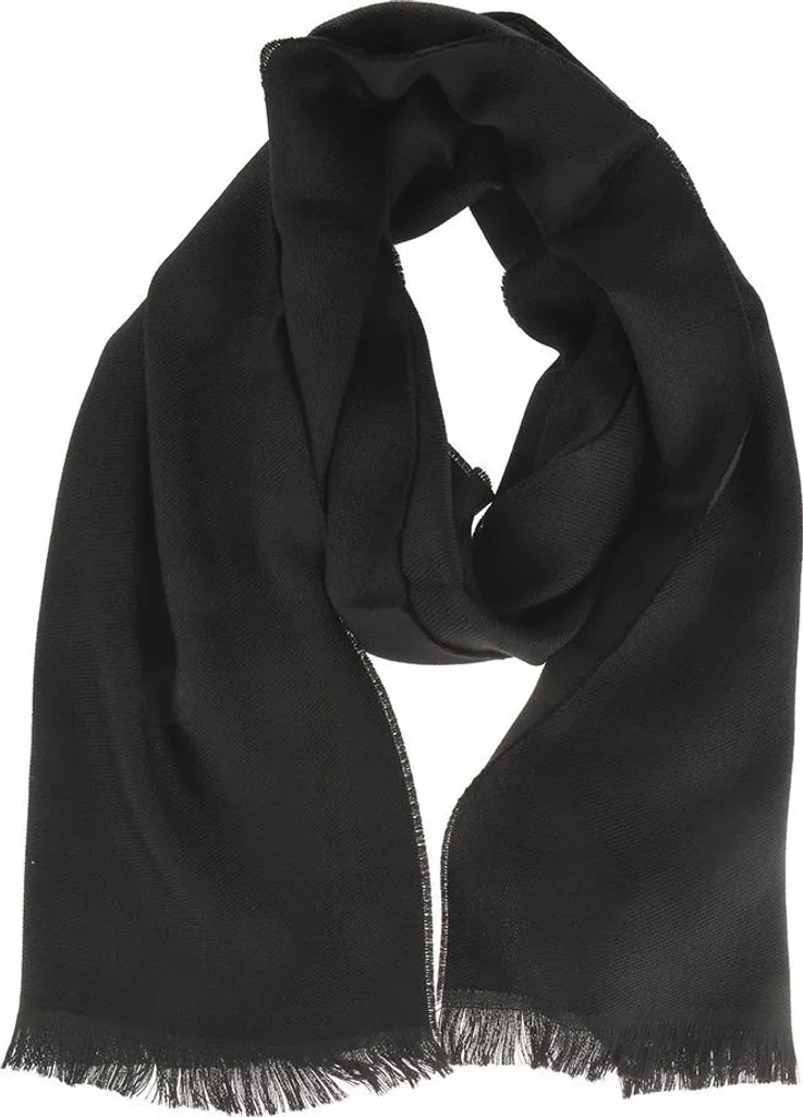 Foulard Élégant Emporio Armani Noir pour Costume et Tenue de Soirée