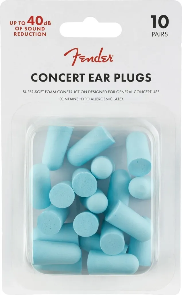 Bouchons d'Oreilles Fender Concert Series pour Concerts et Festivals