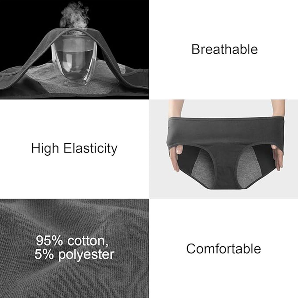 Damen Boxershorts 3er Pack Baumwolle - Weiche Slips S-XL