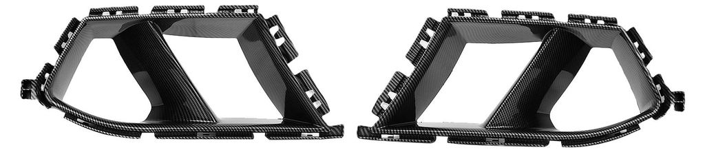 Lufteinlassabdeckung für die Frontstoßstange, links/rechts, Ersatz für G80 G82 M3 M4 (2021šC2026), Lufteinlassabdeckung in Carbonfaser-Optik