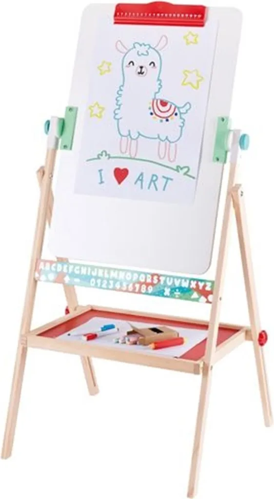 Chevalet Pivotant Hape E1063 en Bois - Design Pliable et Gain de Place Enfant