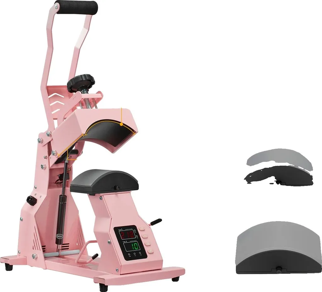 Presse Casquette avec Contrôle Température Réglable et Double Écran LCD