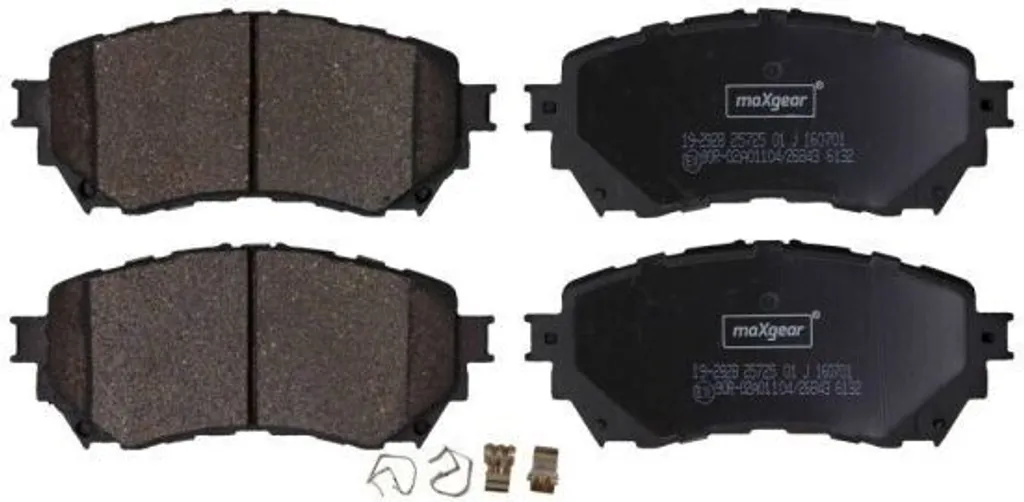 Stop aux bruits de freinage : Plaquettes MAXGEAR 19-2928 pour Mazda 6 G