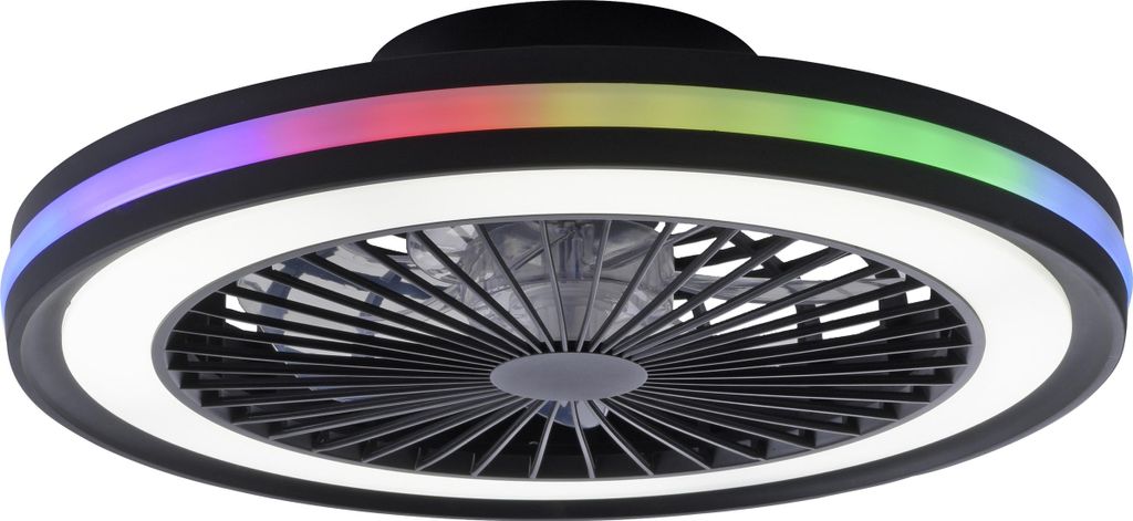 JUST LIGHT LED Deckenventilator BRANDON warmweiß - kaltweiß Produktbild 