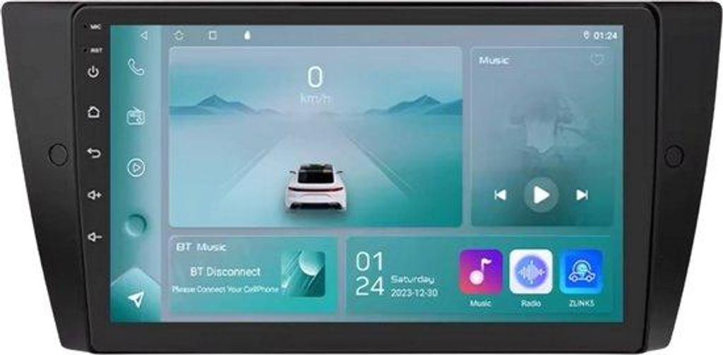 Autoradio con Bluetooth e CarPlay per BMW Serie 3 Immagine del prodotto 
