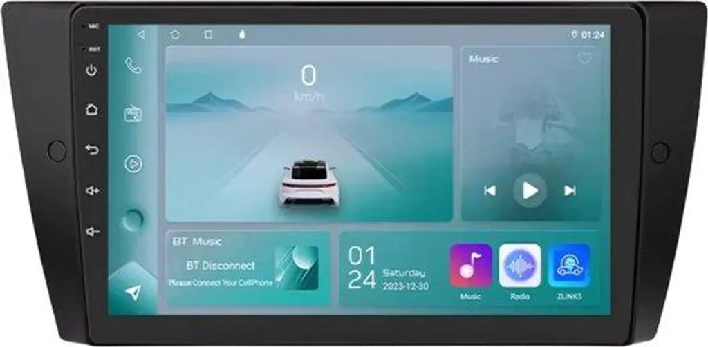 Système de Navigation GPS et Chaîne Stéréo pour BMW E90 E91 E92 E93 Noir