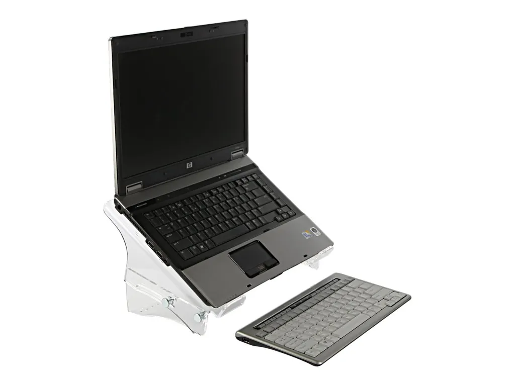 Évitez le Mal de Dos avec le Support PC Portable Q-Note 350 Gris Clair