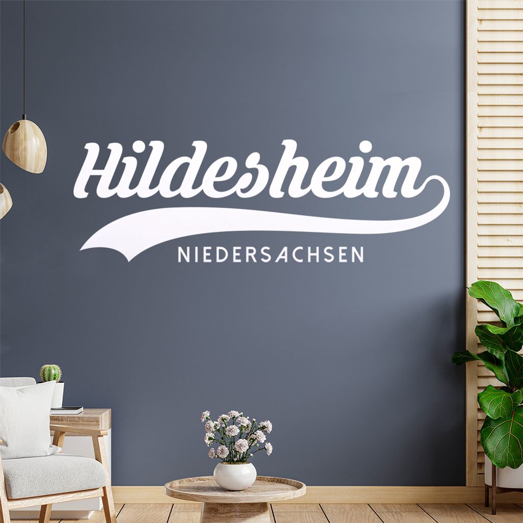 Hildesheim Niedersachsen Wandtattoo Wandaufkleber Wall Sticker - Dekoration, Küche, Wohnzimmer, Schlafzimmer, Badezimmer