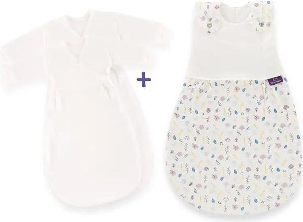 Träumeland Babyschlafsack 3tlg. Set Blumig, Größe 56/62