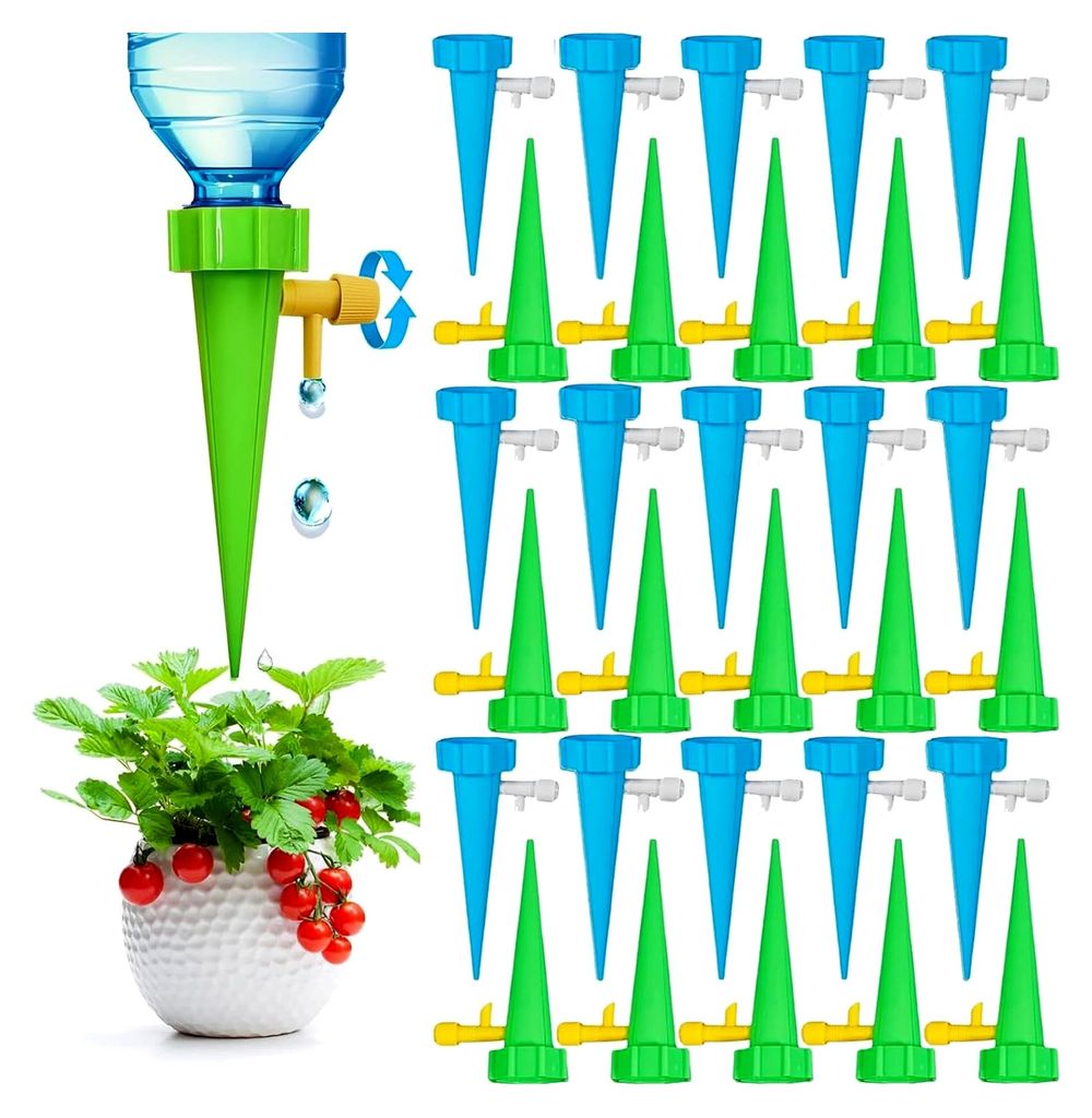 30-teiliges automatisches Bewässerungsset für Gartenpflanzen, Pflanzenschlauch mit einstellbarer Wassermenge für Zimmerpflanzen