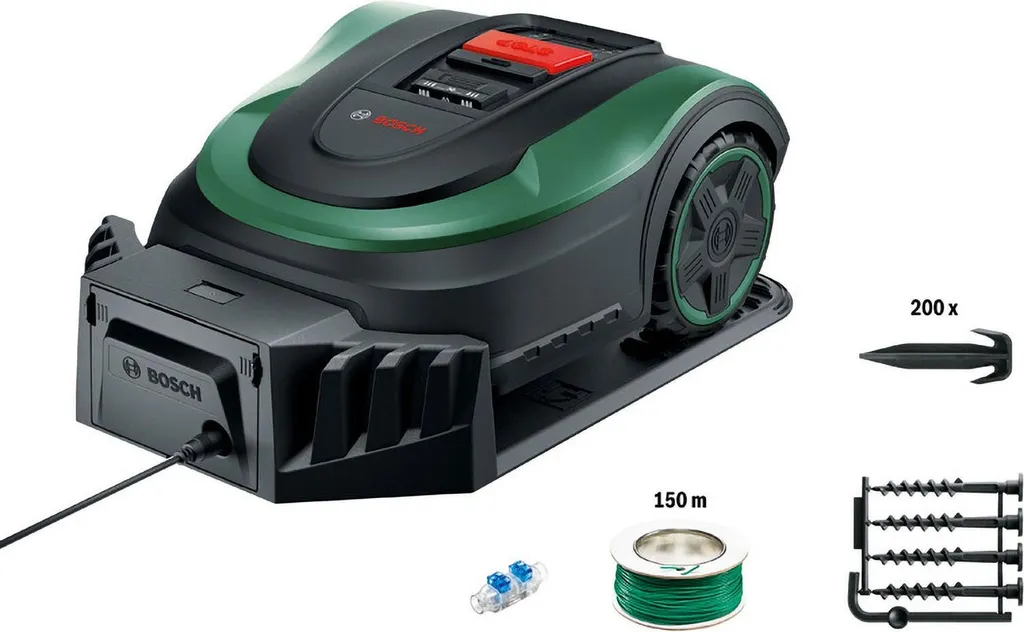 Robot de tonte Indego S 500 Bosch - Tondeuse automatique jardin 500m²