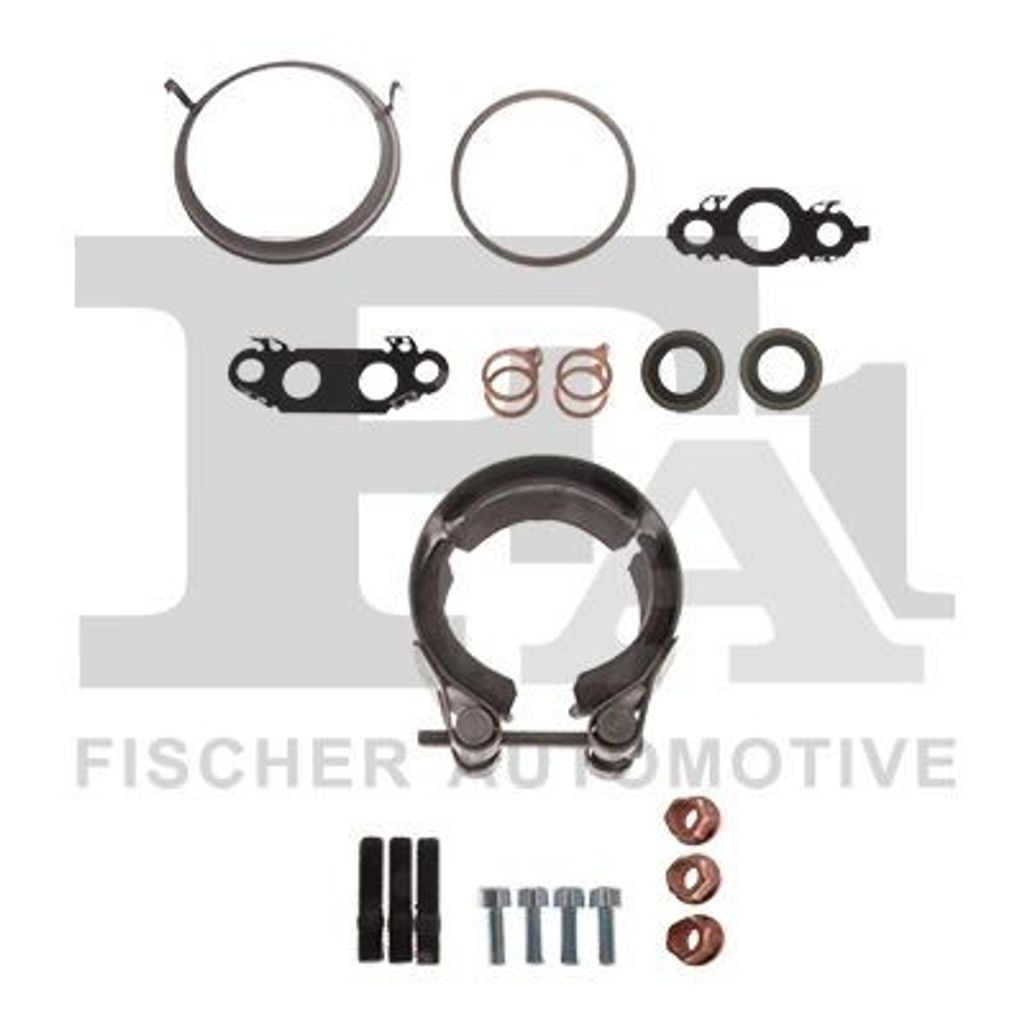 FA1 KT130410 Montagesatz Turbolader für FORD MONDEO IV Turnier (BA7) S-MAX (WA6) GALAXY (WA6) MONDEO IV (BA7) MONDEO IV Stufenheck (BA7)