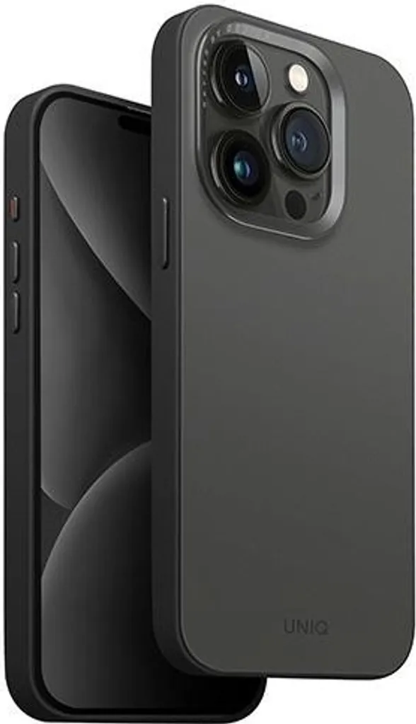 Cover Uniq Lyden DS iPhone 15 Pro Grigio Carbone: Urban Style