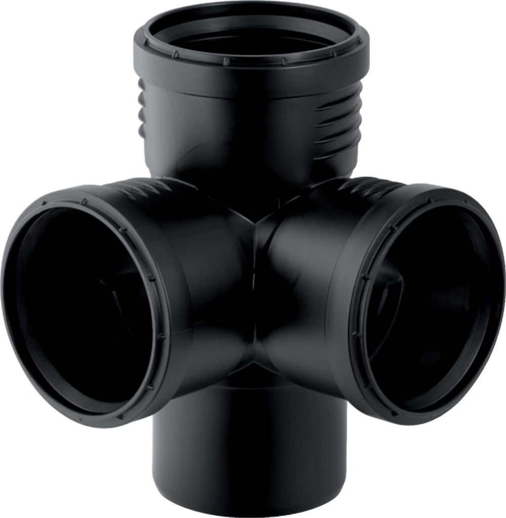 Geberit GE Silent-PP Eckabzweiger, 87,5°, d110, 110, 110mm, 1 Stk.