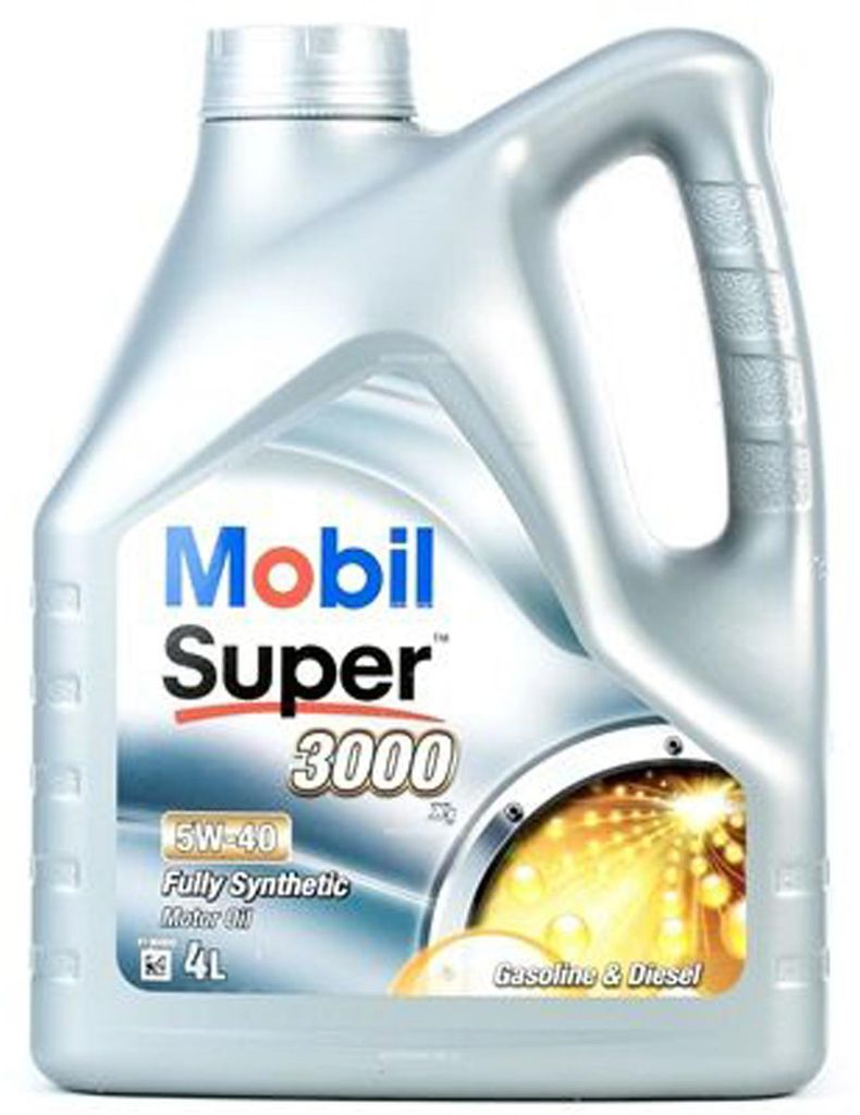 MOBIL Super 3000 X1 für 5W-40 4 Liter Motoröl Motorenöl A40 PSA B71 2296 RN0700 RN0710 502 00 505 00 229.3 LL-B-025 9.55535-M2 Öl